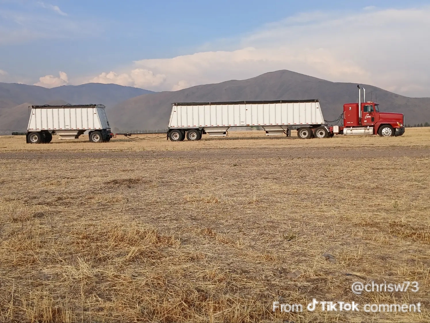 Heavy haul truck on the road